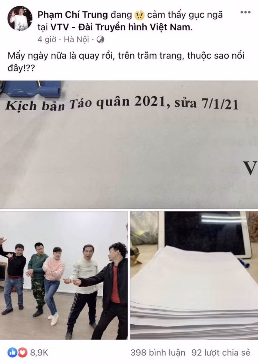 "Cô Đẩu" Công Lý tập luyện Táo Quân 2021 suốt... 15 tiếng ảnh 4