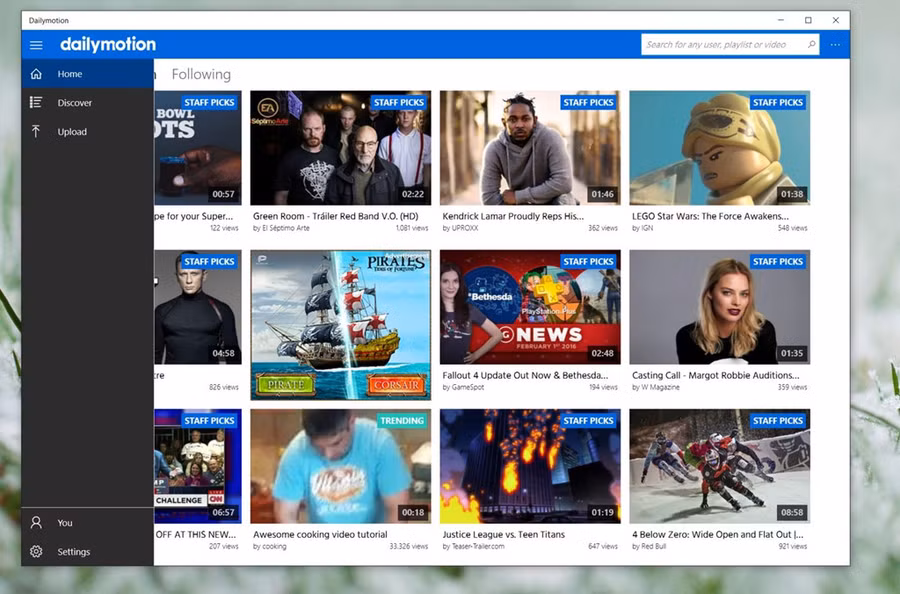 Dailymotion:Tương tự như YouTube, trang web chia sẻ video Dailymotion bị chặn tại Trung Quốc không rõ từ thời điểm nào. Dailymotion:Tương tự như YouTube, trang web chia sẻ video Dailymotion bị chặn tại Trung Quốc không rõ từ thời điểm nào.
