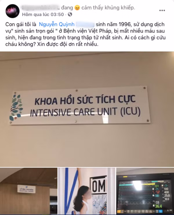 Bài đăng trên MXH facebook. Ảnh chụp màn hình.