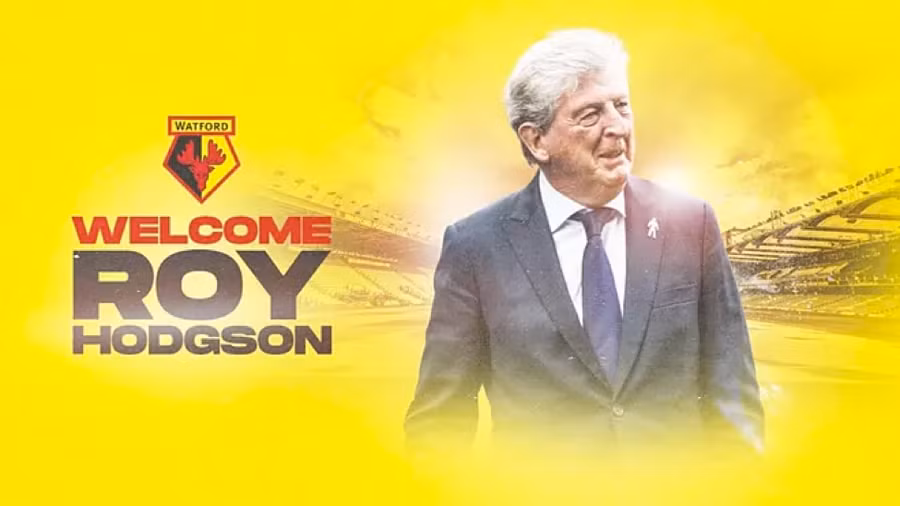 Roy Hodgson chính thức trở thành tân huấn luyện viên của Watford.