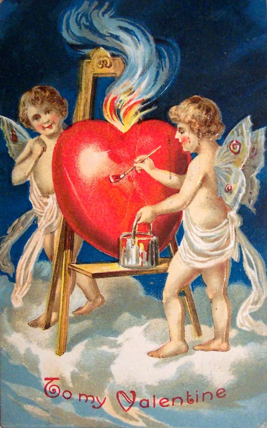 Một tấm thiệp Valentine từ năm 1909.