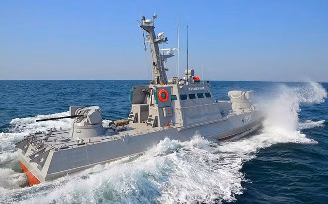 Tàu chiến bọc thép Gyurza của Ukraine.