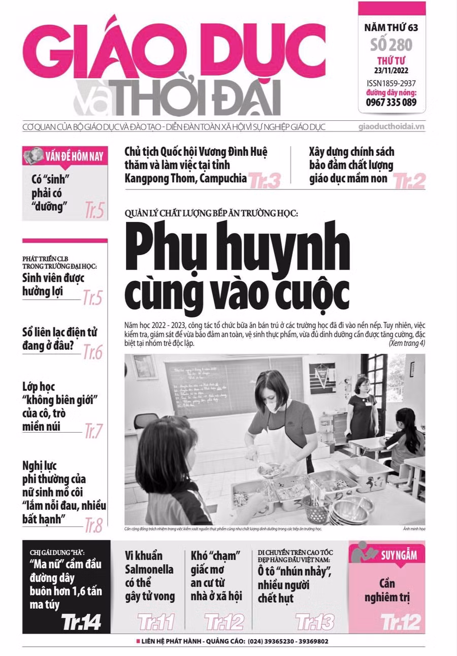 Tin tức báo in 23/11: Sổ liên lạc điện tử đang ở đâu?