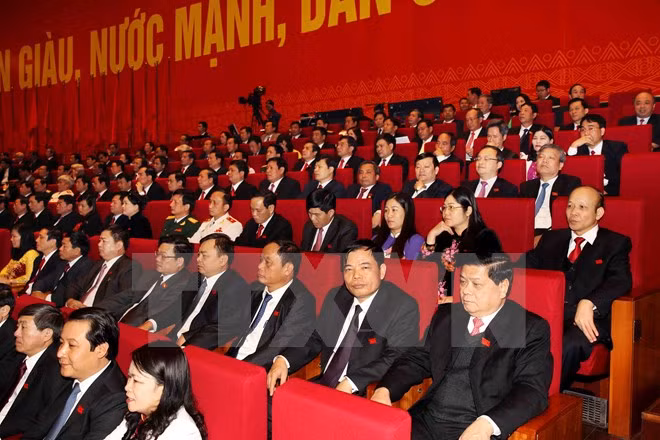 Các đại biểu tham dự phiên khai mạc Đại hội. (Ảnh: TTXVN)