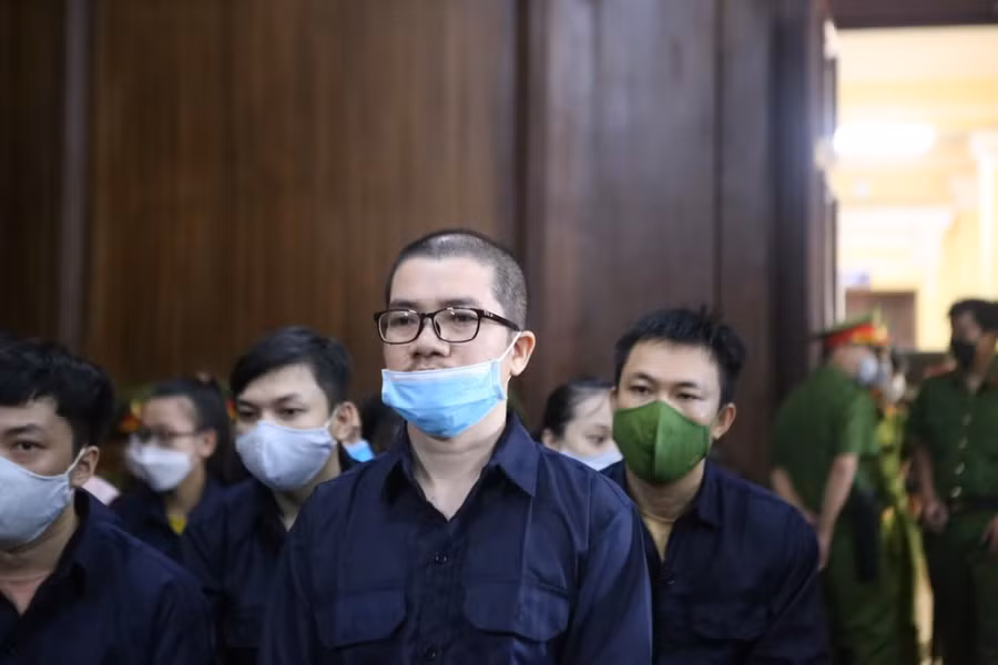Nguyễn Thái Luyện, kẻ chủ mưu lừa đảo hơn 4.500 người với số tiền hơn 2.300 tỷ đồng tại tòa.