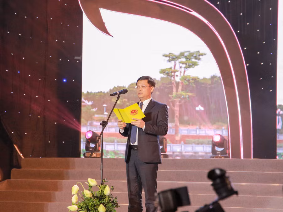 Ông Nguyễn Thanh Bình - Phó Chủ tịch Thường trực UBND tỉnh Thừa Thiên – Huế phát biểu tại chương trình.