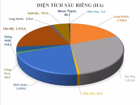 Phát triển cây sầu riêng ở tỉnh Đồng Nai.
