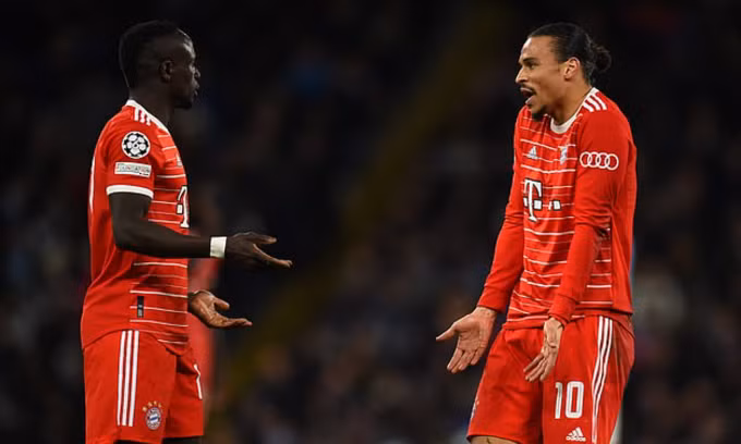 Sadio Mane và Leroy Sane lời qua tiếng lại khi Bayern Munich thua Man City ở tứ kết lượt đi Champions League. Sadio Mane và Leroy Sane lời qua tiếng lại khi Bayern Munich thua Man City ở tứ kết lượt đi Champions League.