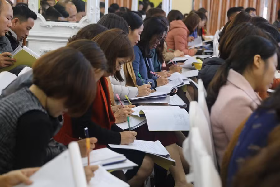 Công tác bồi dưỡng GV sau chọn SGK vô cùng quan trọng.