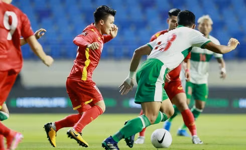 Tỷ số phạt góc Việt Nam 15-0 Indonesia.