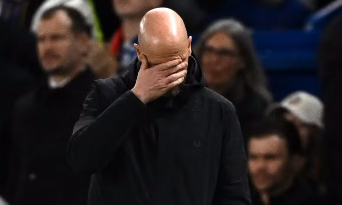 HLV Erik ten Hag dễ bị sa thải nhất tại Ngoại hạng Anh hiện tại.