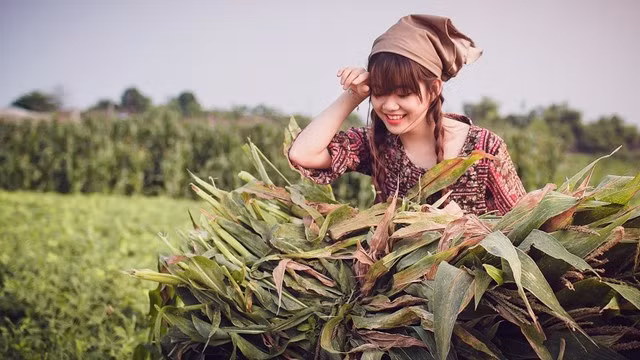 Vẻ đẹp của thiếu nữ thôn quê khiến dân mạng say lòng ảnh 7