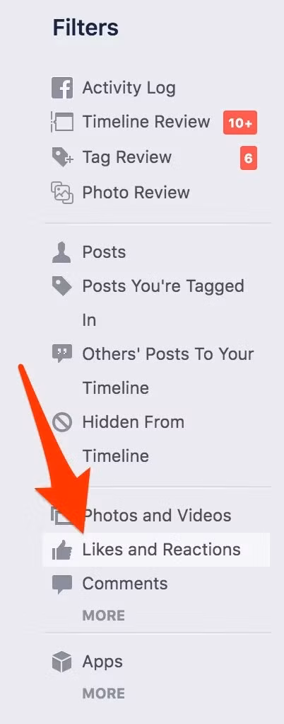 Cách xem lại tất cả những bài viết bạn đã like trên Facebook