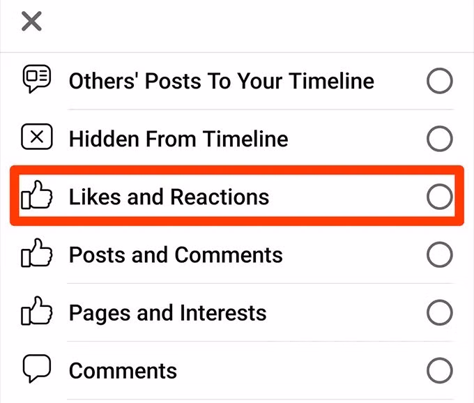 Cách xem lại tất cả những bài viết bạn đã like trên Facebook