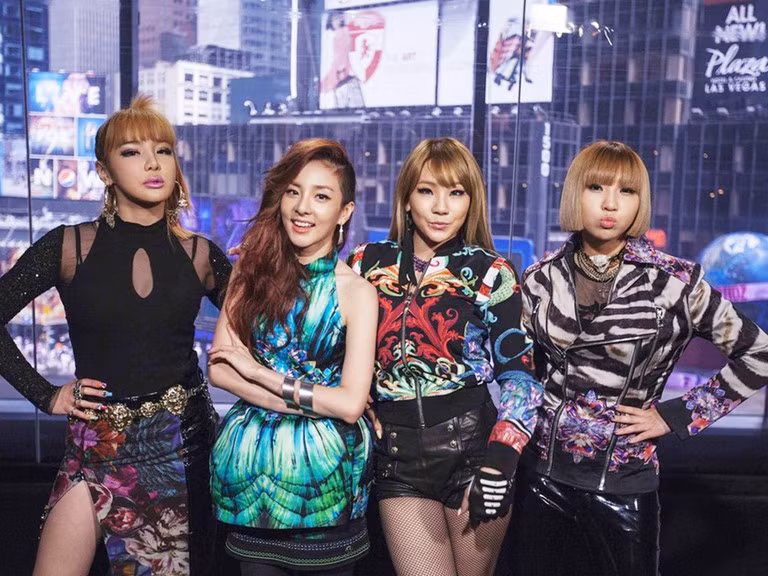 Minzy khi còn hoạt động với tư cách là thành viên của 2NE1.