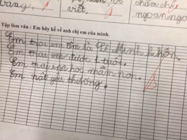 Bài văn tả "anh hùng chống ngoại xâm" của cậu bé khiến dân tình cười sằng sặc, lý do vì nhân vật không ai ngờ - Ảnh 3.
