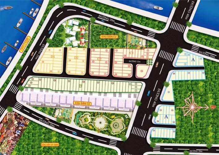 Dự án Vạn Đạt Củ Chi nằm tại vị trí tờ bản đồ số 17, xã Tân An Hội, Huyện Củ Chi.