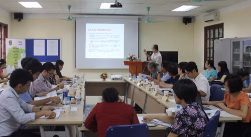 Không khí tại hội nghị khoa học