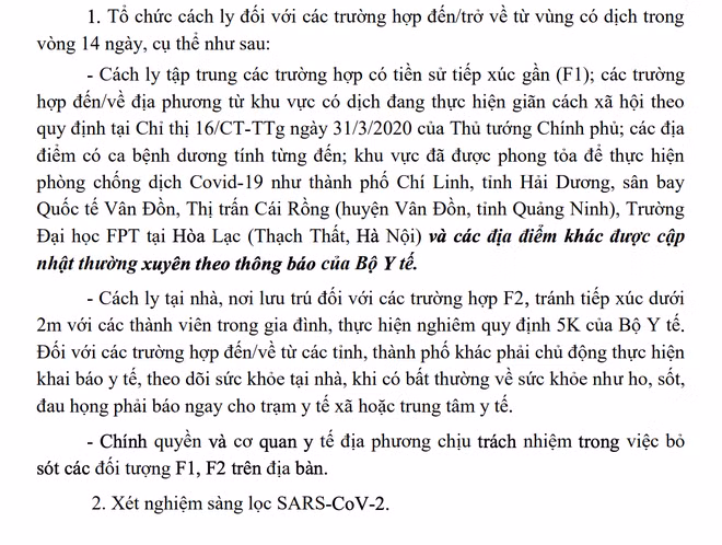 Thông báo của Sở Y tế Hà Tĩnh. Nguồn Sở Y tế Hà Tĩnh.