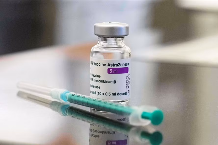 Vaccine COVID-19 của AstraZeneca. Ảnh: AFP.