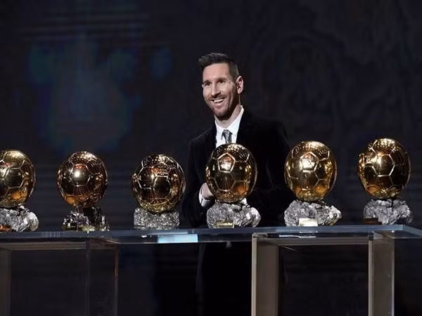 Messi đang giữ kỷ lục đoạt danh hiệu Quả bóng Vàng với 6 lần.