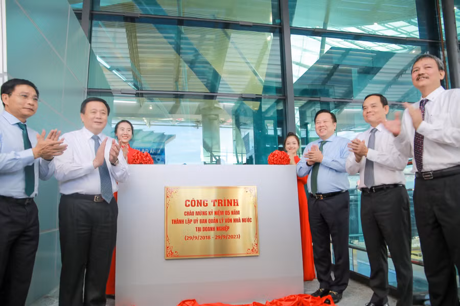 Nhà ga hành khách T2 là công trình chào mừng kỷ niệm 5 năm thành lập Ủy ban Quản lý Vốn Nhà nước tại Doanh nghiệp.