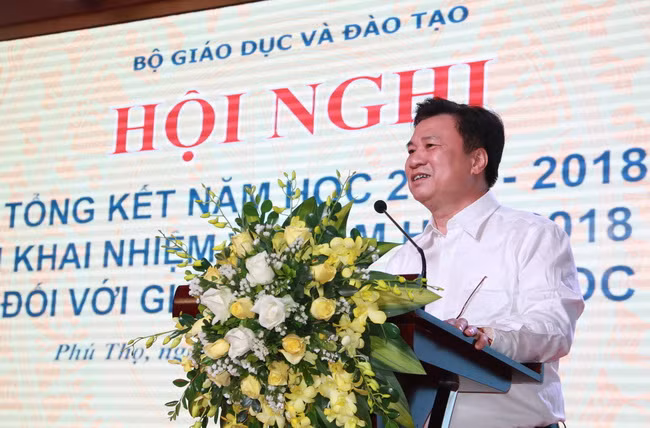 Thứ trưởng Nguyễn Hữu Độ phát biểu tại hội nghị