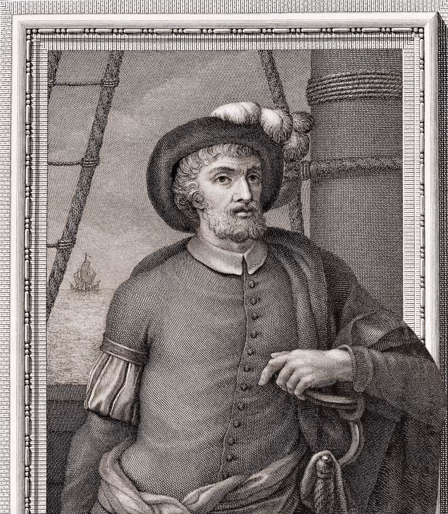 Juan Sebastián Elcano, bản khắc năm 1791.