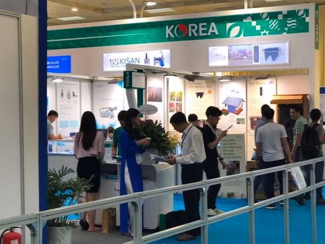 Sản phẩm của Hàn Quốc tham gia triển lãm