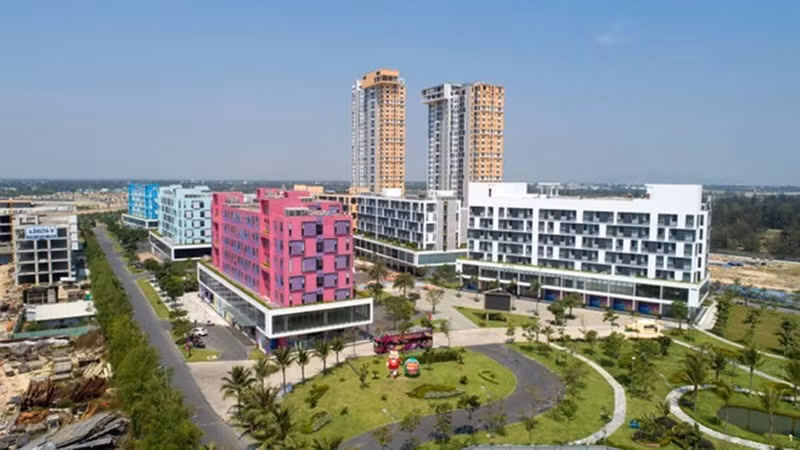 Quần thể căn hộ du lịch tại Cocobay Đà Nẵng.