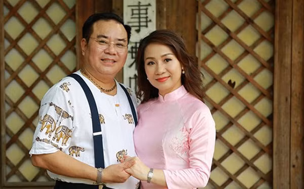 Vợ chồng NSND Quốc Trượng.