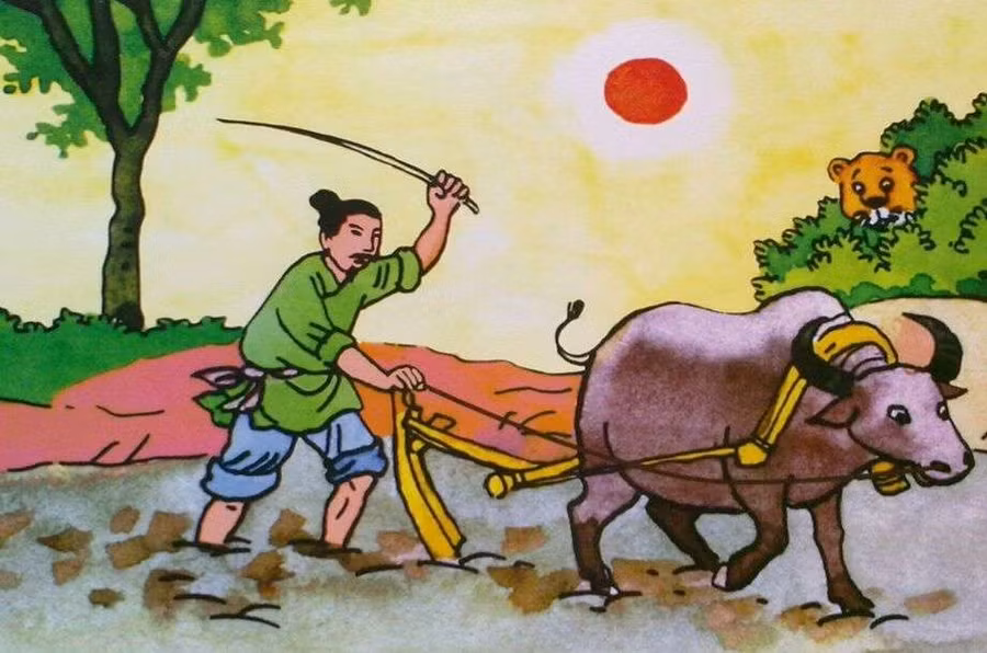 Bùi Xương Trạch nhận tin đỗ đại khoa khi đang cày ruộng. Ảnh minh hoạ: IT.