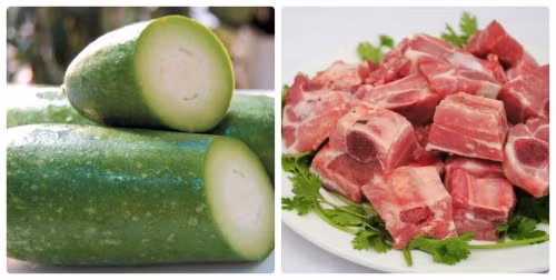 Canh sườn non nấu bí đao thơm ngon cho bữa tối