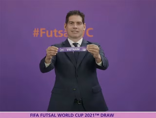 Lá thăm đưa Việt Nam vào bảng D cùng Brazil, CH Czcech, Panama.