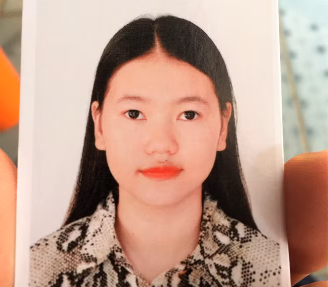 Hình ảnh chân dung Linh được sử dụng để làm hồ sơ do bố mẹ Linh cung cấp.
Ảnh: Trương Quang Nam.
