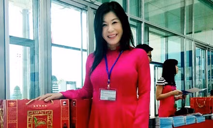 Nữ doanh nhân Hà Linh.