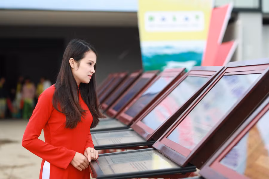 Khách tham quan triển lãm
