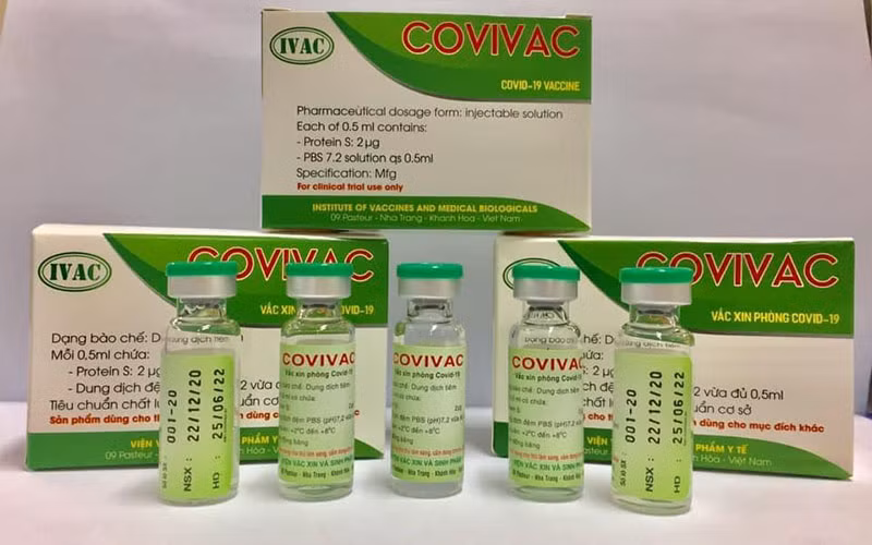 Mẫu vắc xin Covid-19 của Viện Vắc xin và sinh phẩm y tế. Ảnh minh họa.