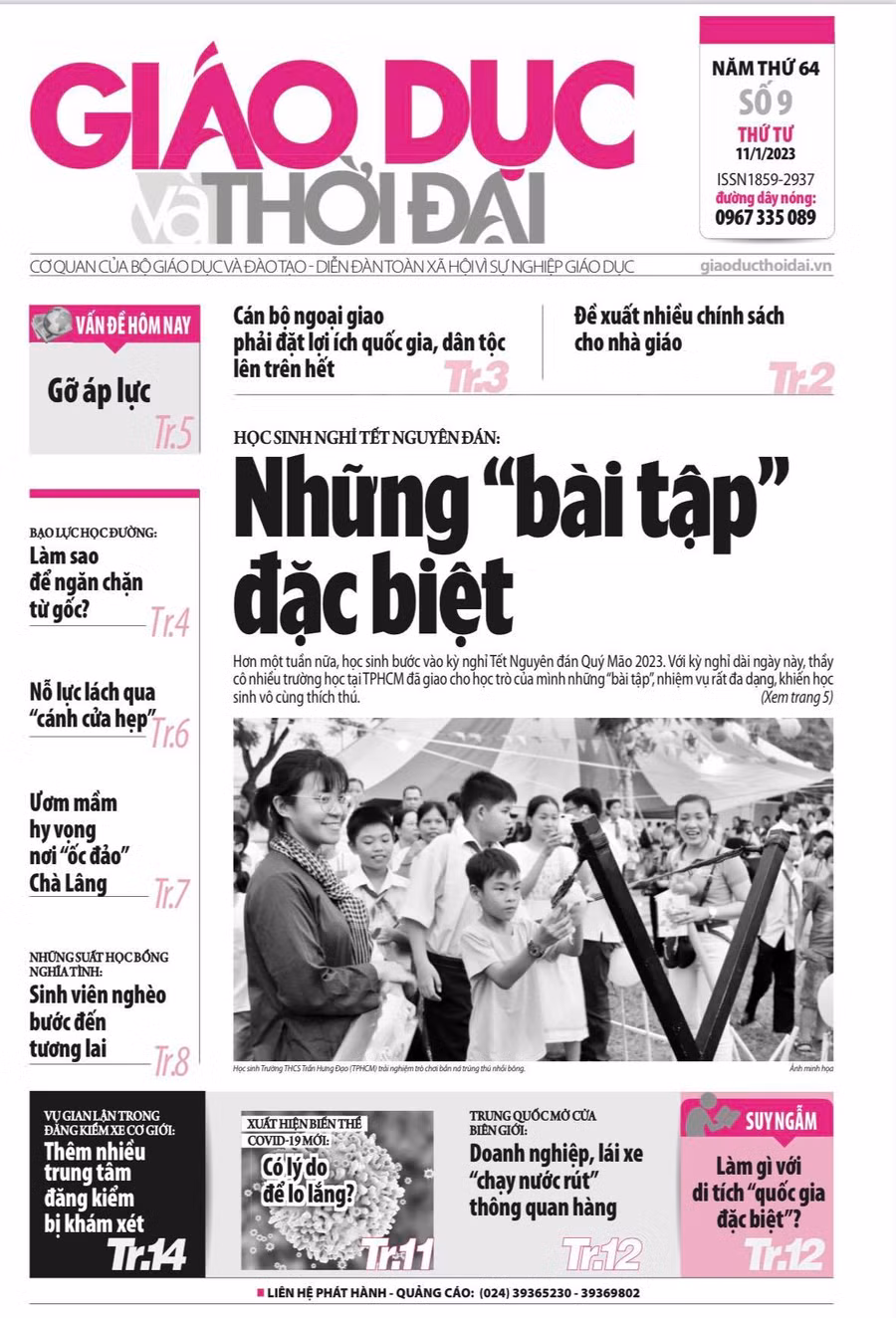 Tin tức báo in 11/1: Làm gì để ngăn chặn bạo lực học đường từ gốc?
