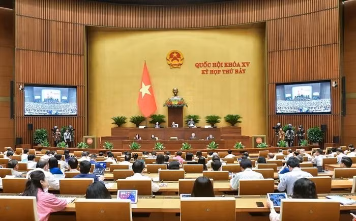 Quang cảnh phiên làm việc của Quốc hội sáng 28/5. Quang cảnh phiên làm việc của Quốc hội sáng 28/5.