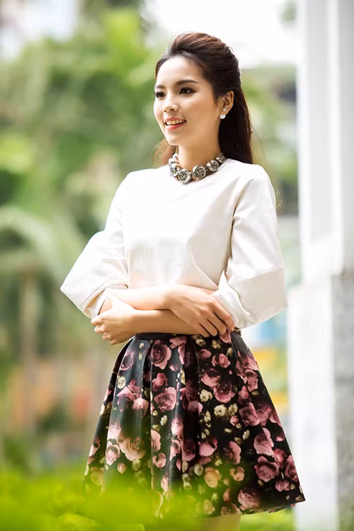 Hoa hậu Kỳ Duyên giản dị vẫn đẹp rạng ngời ảnh 6 HH Kỳ Duyên giản dị vẫn đẹp rạng ngời - 6