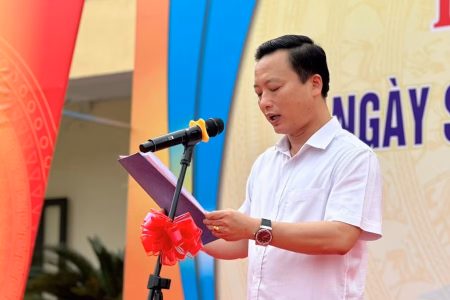 Ông Đậu Tùng Lâm- Giám đốc Sở TT&TT phát biểu tại buổi Lễ. (Ảnh: H.A.) Ông Đậu Tùng Lâm- Giám đốc Sở TT&TT phát biểu tại buổi Lễ. (Ảnh: H.A.)