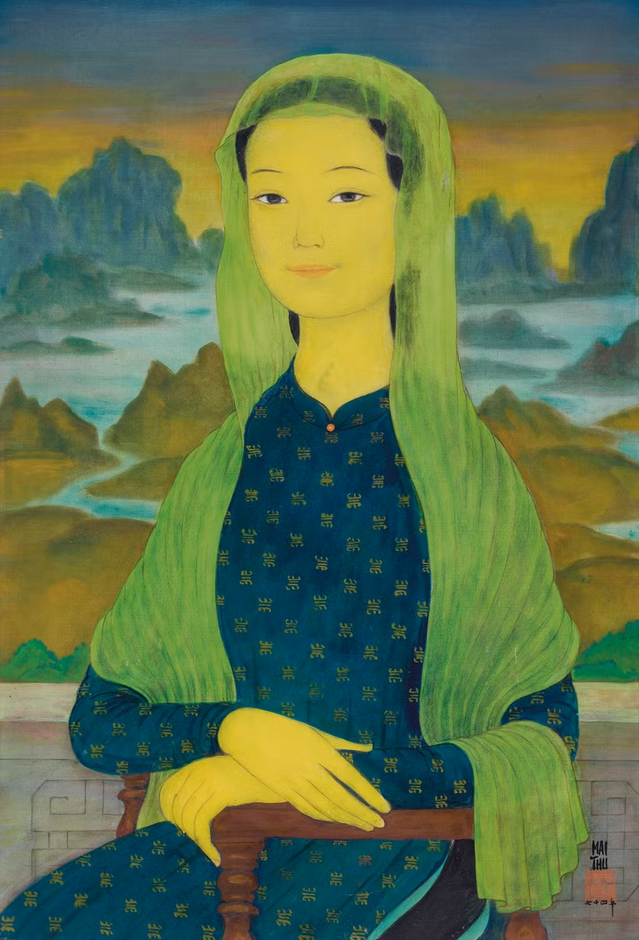 Bức 'Mona Lisa' 1961 là phiên bản thu gọn của bức 1958.