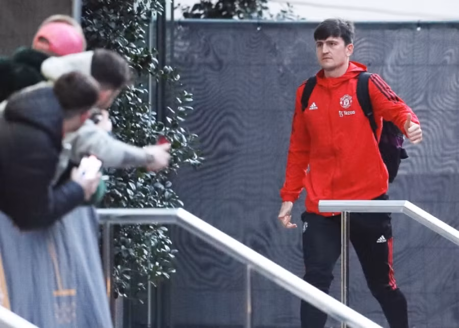 Trung vệ Harry Maguire cũng sẵn sàng ra sân ở vòng 31 Ngoại hạng Anh.