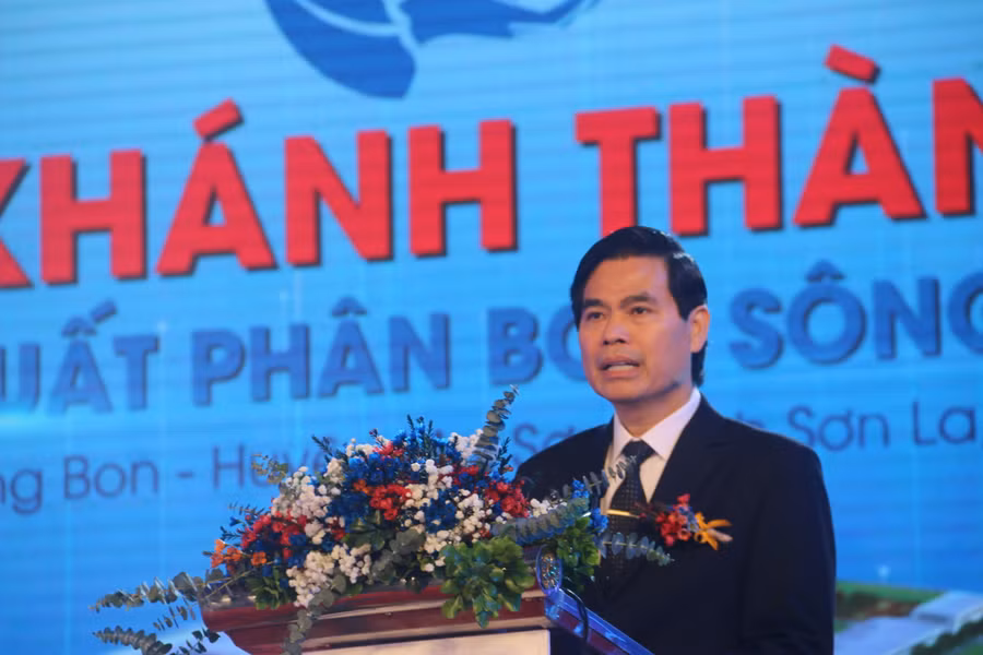Ông Hoàng Quốc Khánh phát biểu tại buổi lễ.