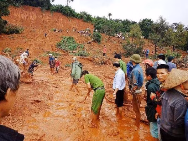 Nguy cơ cao xảy ra lũ quét, sạt lở đất vùng núi từ Hà Tĩnh đến Phú Yên và khu vực Tây Nguyên (Internet)