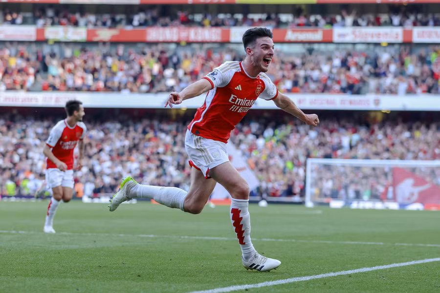 Tiền vệ Declan Rice. Tiền vệ Declan Rice.
