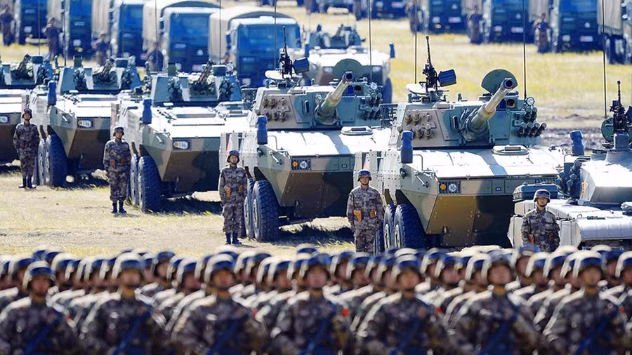 Cuộc tập trận chung “Vostok - 2018”. Ảnh: Kommersant