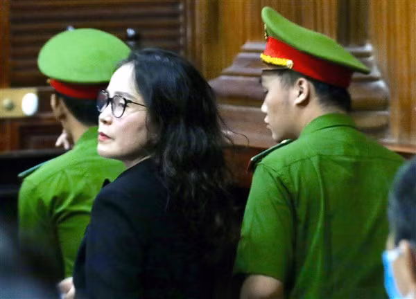 Bị cáo Lê Thị Thanh Thúy tại phiên tòa ngày 18/9. Ảnh: CTV