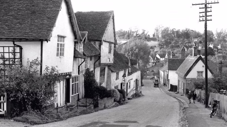 Làng Kersey năm 1950.